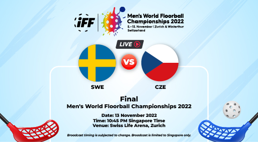 Sweden 🇸🇪 vs 🇨🇿 Czech Republic | Final | Men's World Floorball Championships 2022