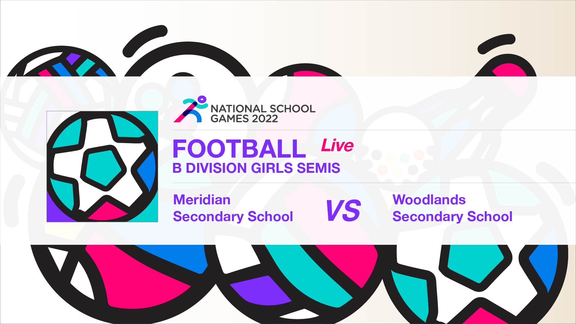 SSSC Football B Division Girls Semis | Meridian Secondary School vs Woodlands Secondary School