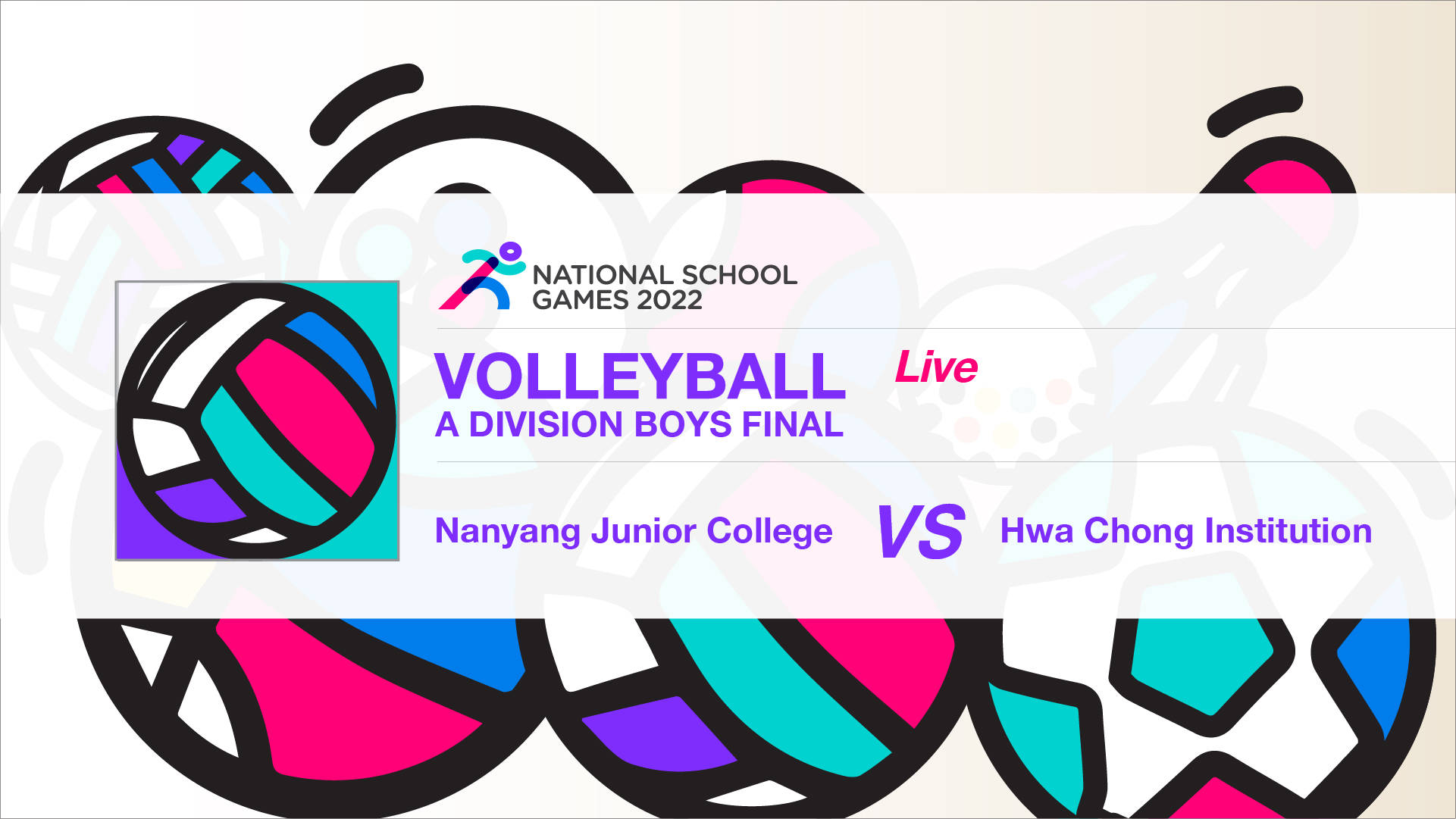 SSSC Volleyball A Division Boys Final | Nanyang Junior College vs Hwa Chong Institution