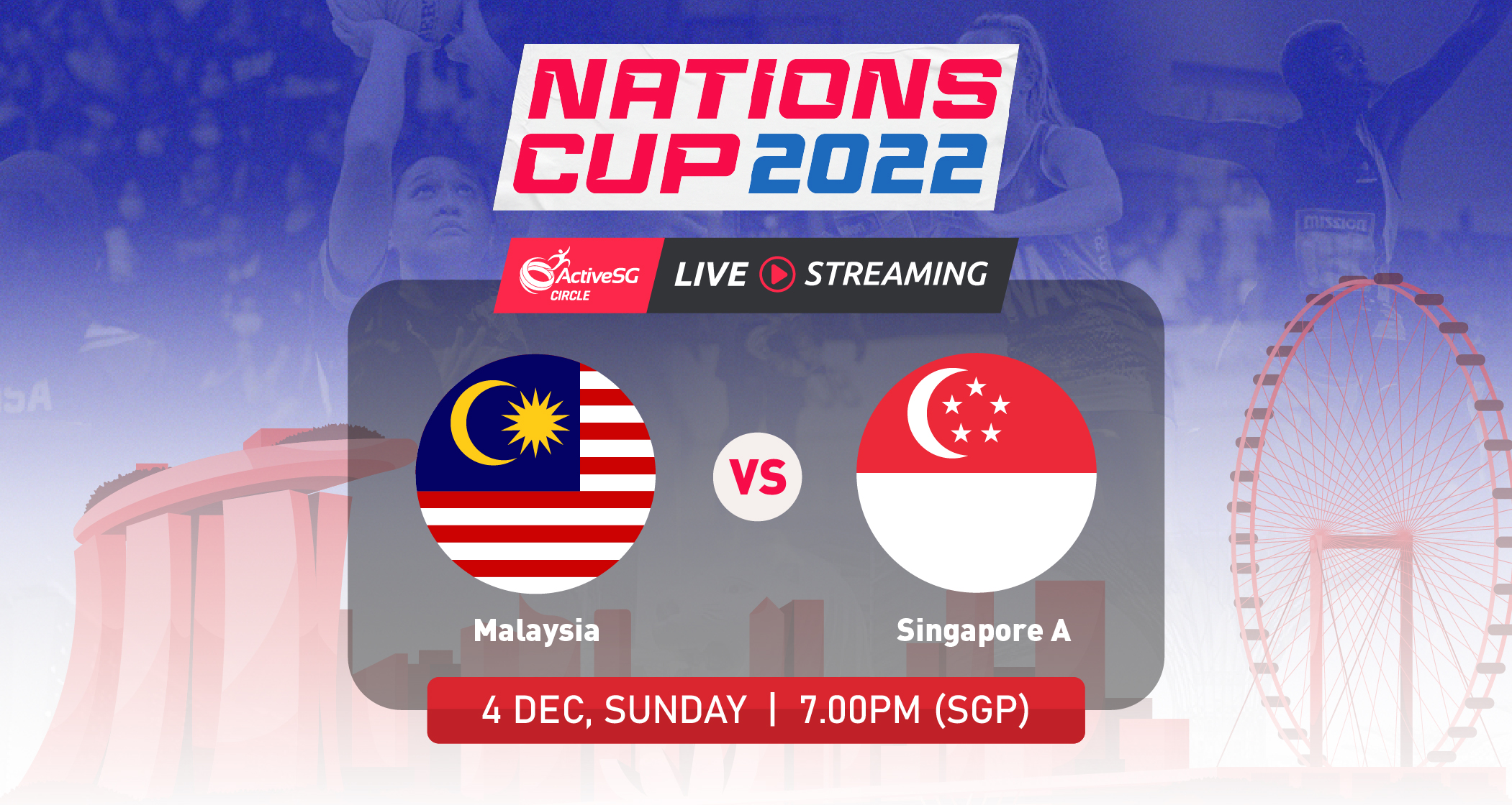 Malaysia 🇲🇾 vs 🇸🇬 Singapore A | Nations Cup 2022