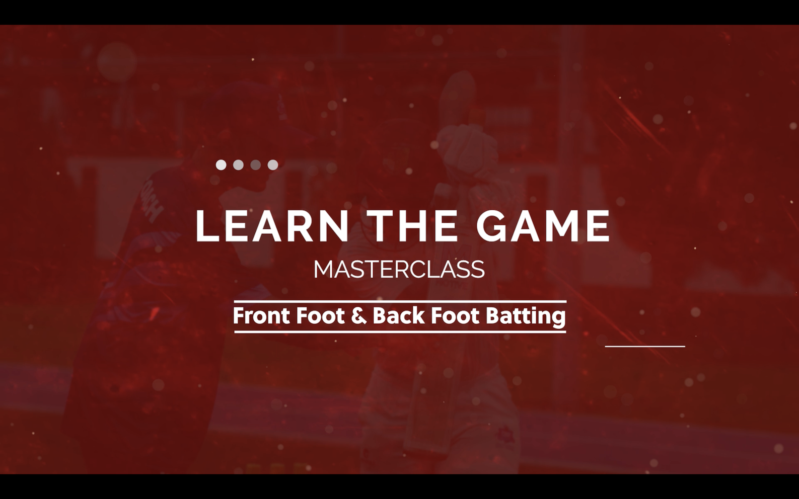 Ep 10 - Front Foot & Back Foot Batting
