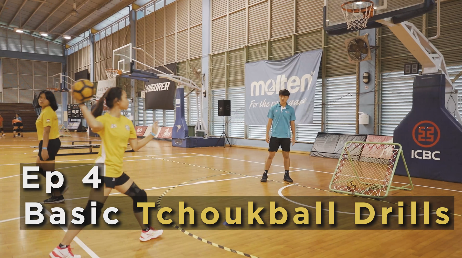 Tchoukball in Singapore - Ep 4 - Basic Team Techniques for Tchoukball