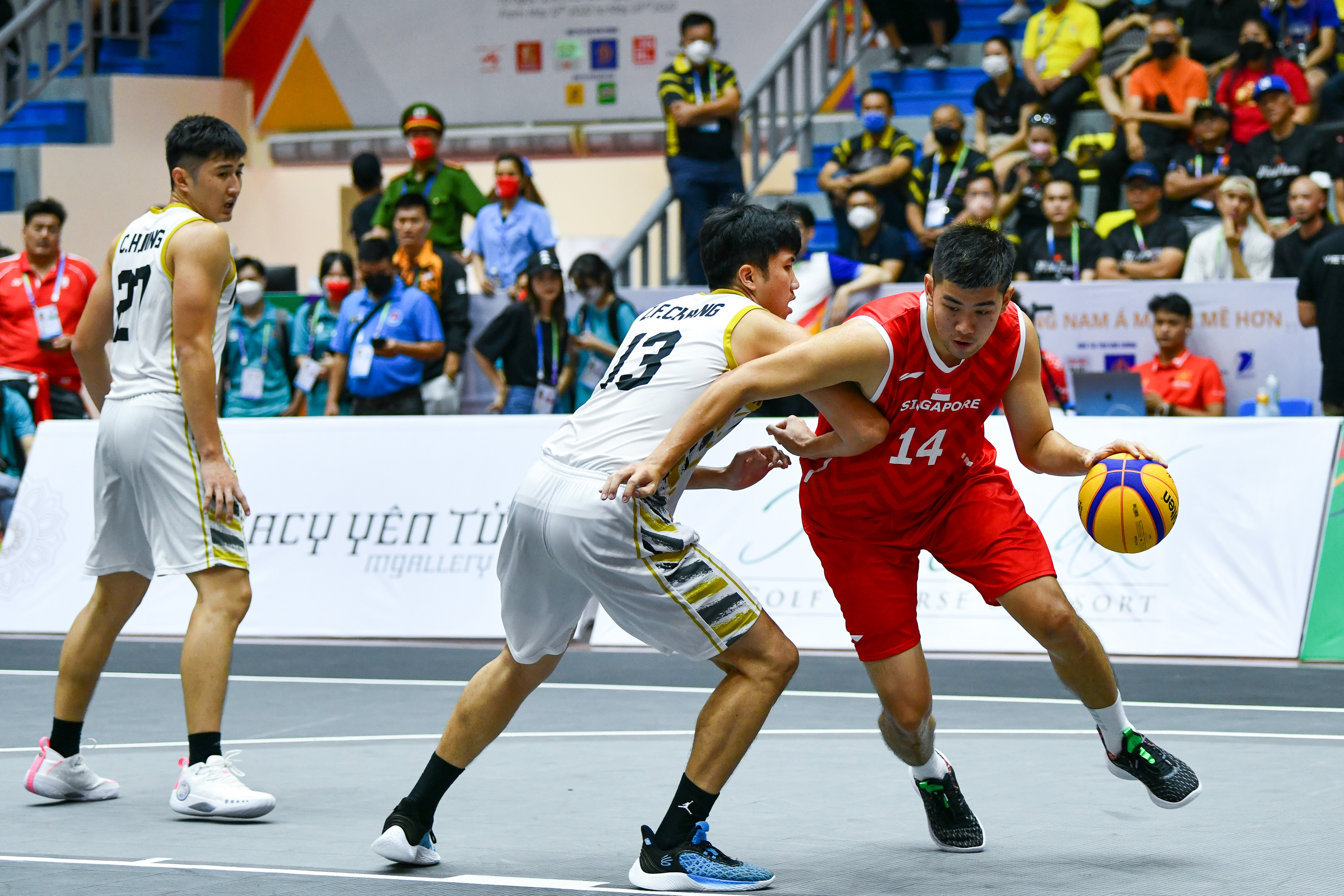 TeamSG's debut campaign in 3v3 basketball at SEA Games, closes in group