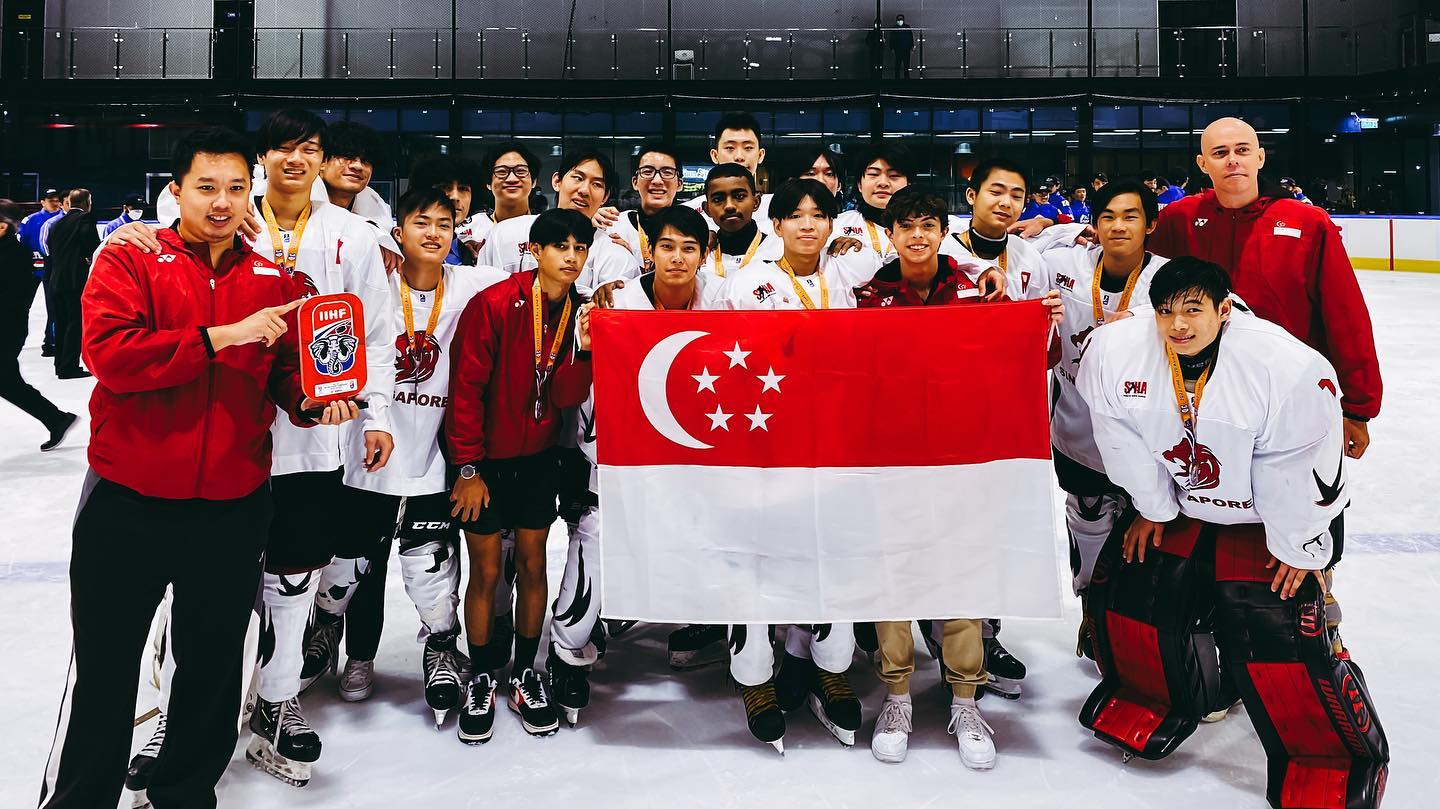 TeamSG secures Silver medal in 2022 IIHF Ice Hockey U20 Asia and Oceania Championships!