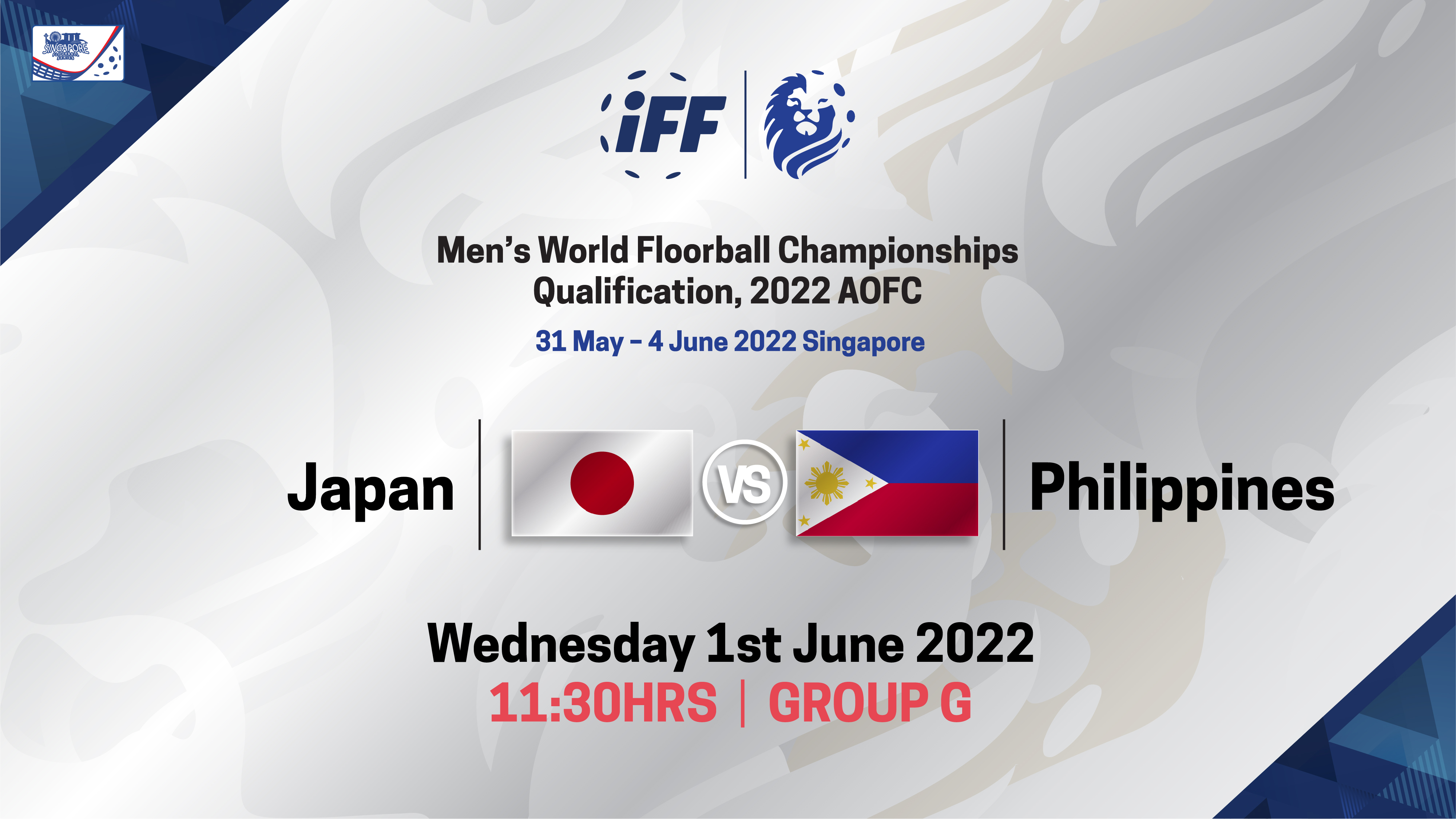 IFF Men's World Floorball Championship Qualifications 2022 - Japan vs Philippines