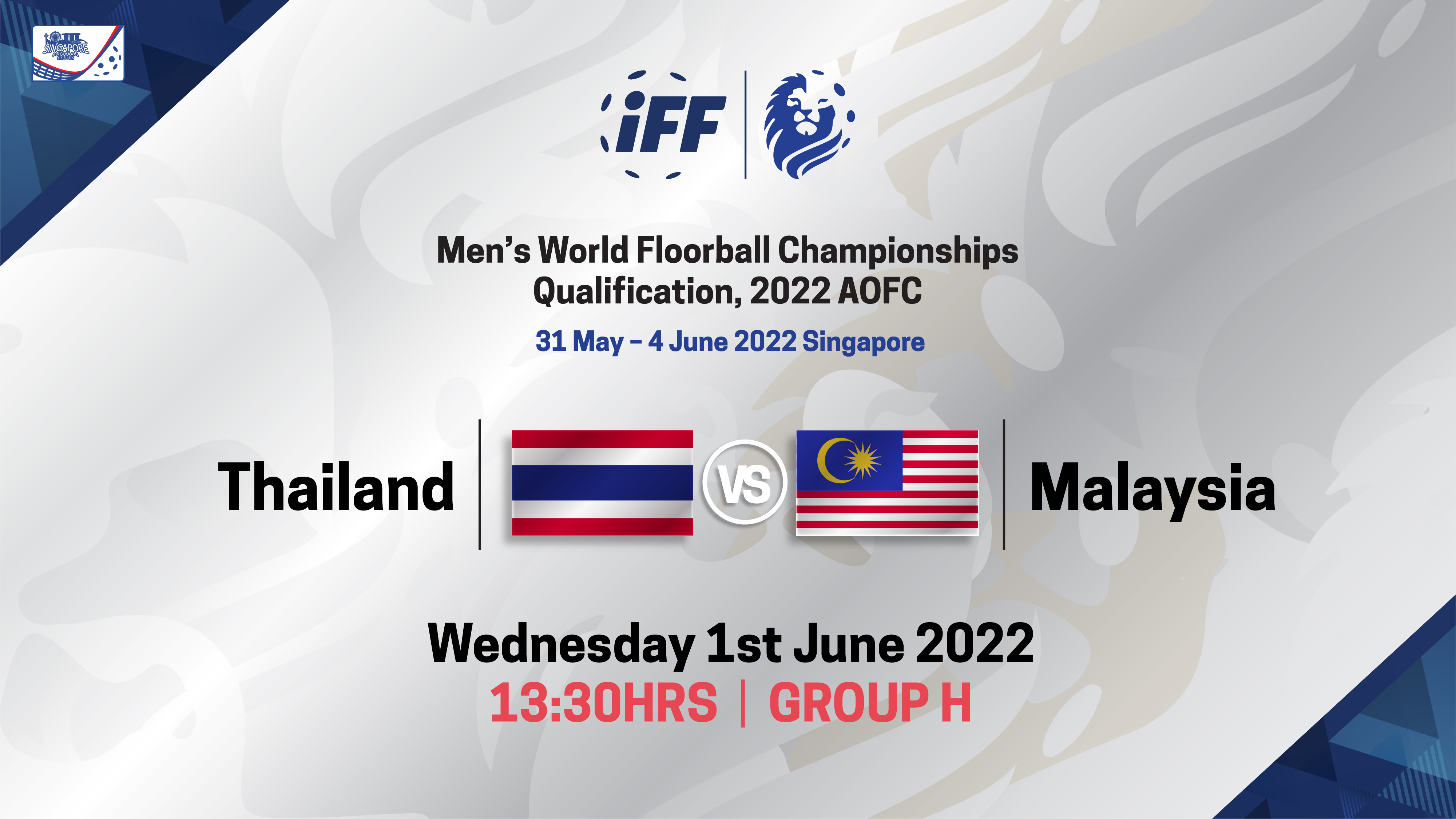 IFF Men's World Floorball Championship Qualifications 2022 - Thailand vs Malaysia