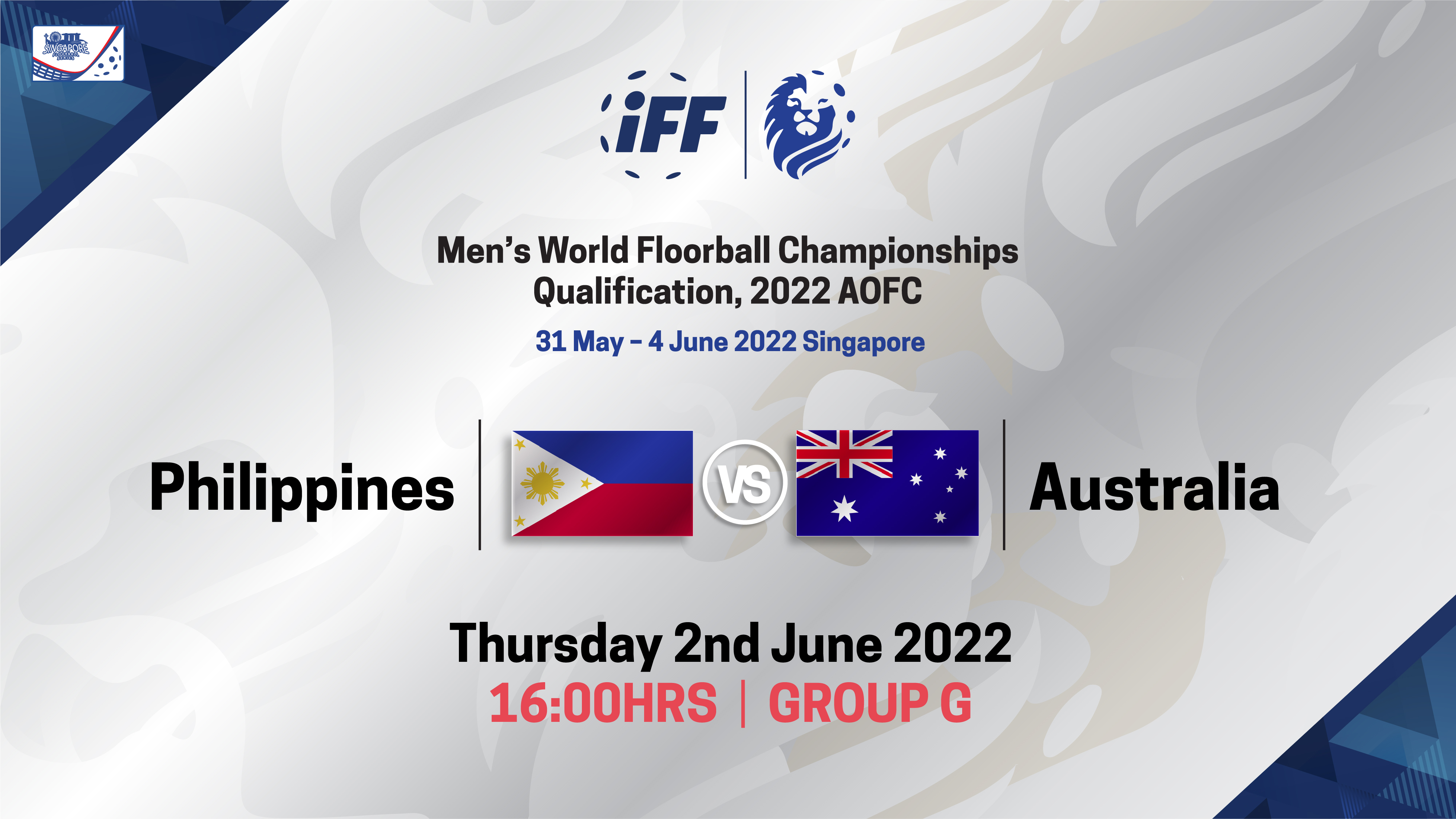 IFF Men's World Floorball Championship Qualifications 2022 - Philippines vs Australia
