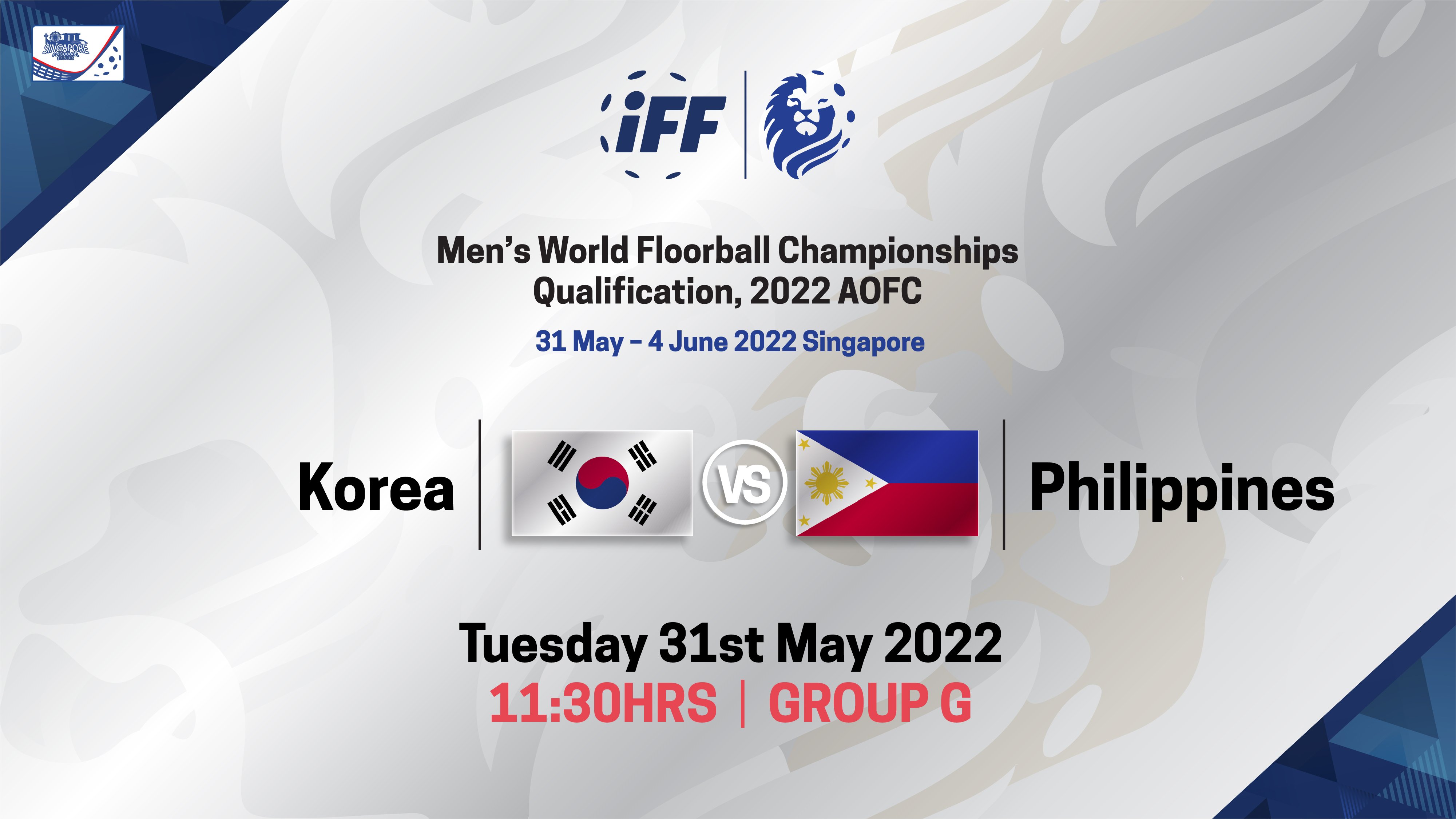 IFF Men's World Floorball Championship Qualifications 2022 - Korea vs Philippines