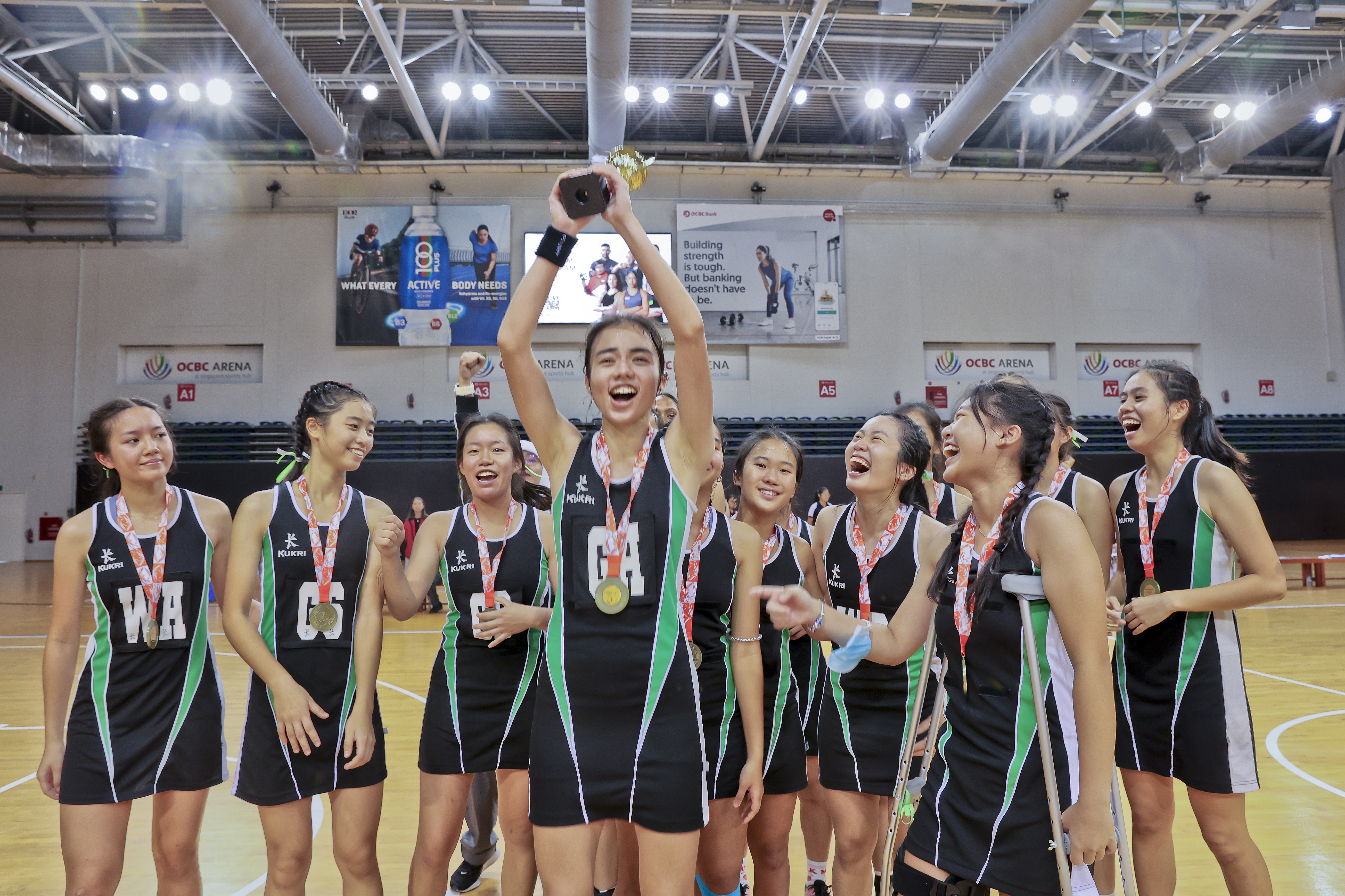 NSG 2023 Netball : Raffles Institution Claim A Division Title, After Close Battle with Eunoia JC!