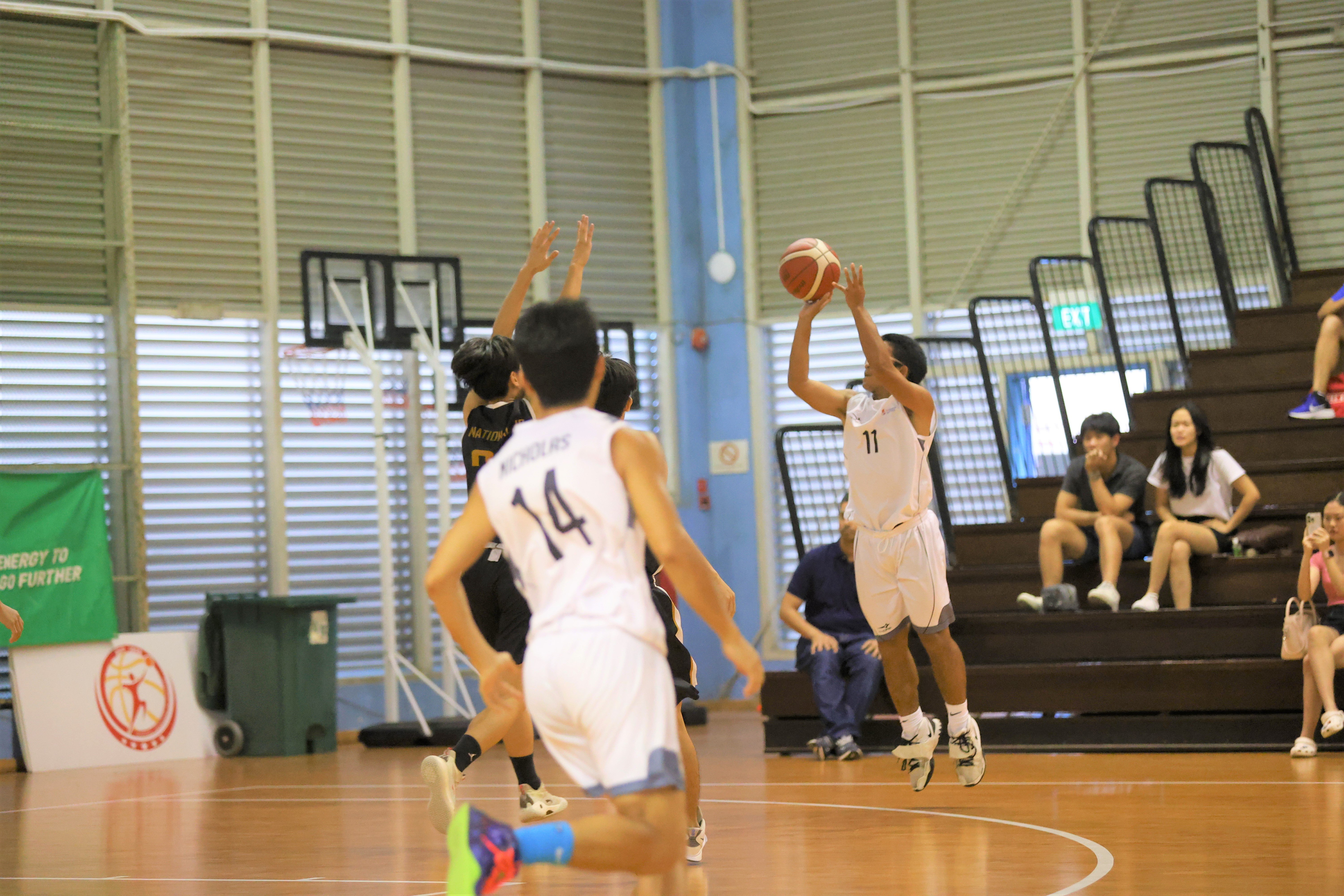 NSG 2023 Basketball : Defending Champions National JC, Defeat Millennia Institute en route to the Quarter-final Stage!
