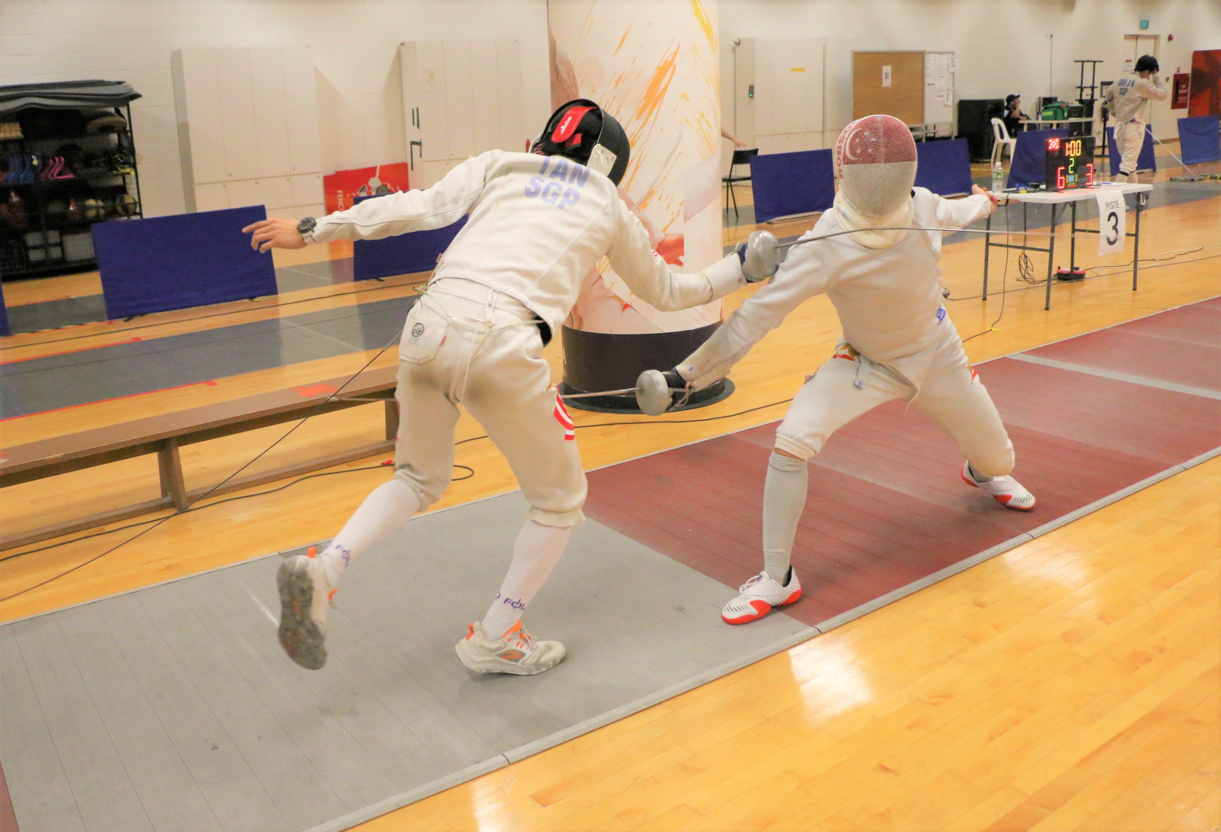 NSG 2023 Fencing : ACS(I) Samuel Robson scores Gold Medals in A Division Epee & Foil Finals!