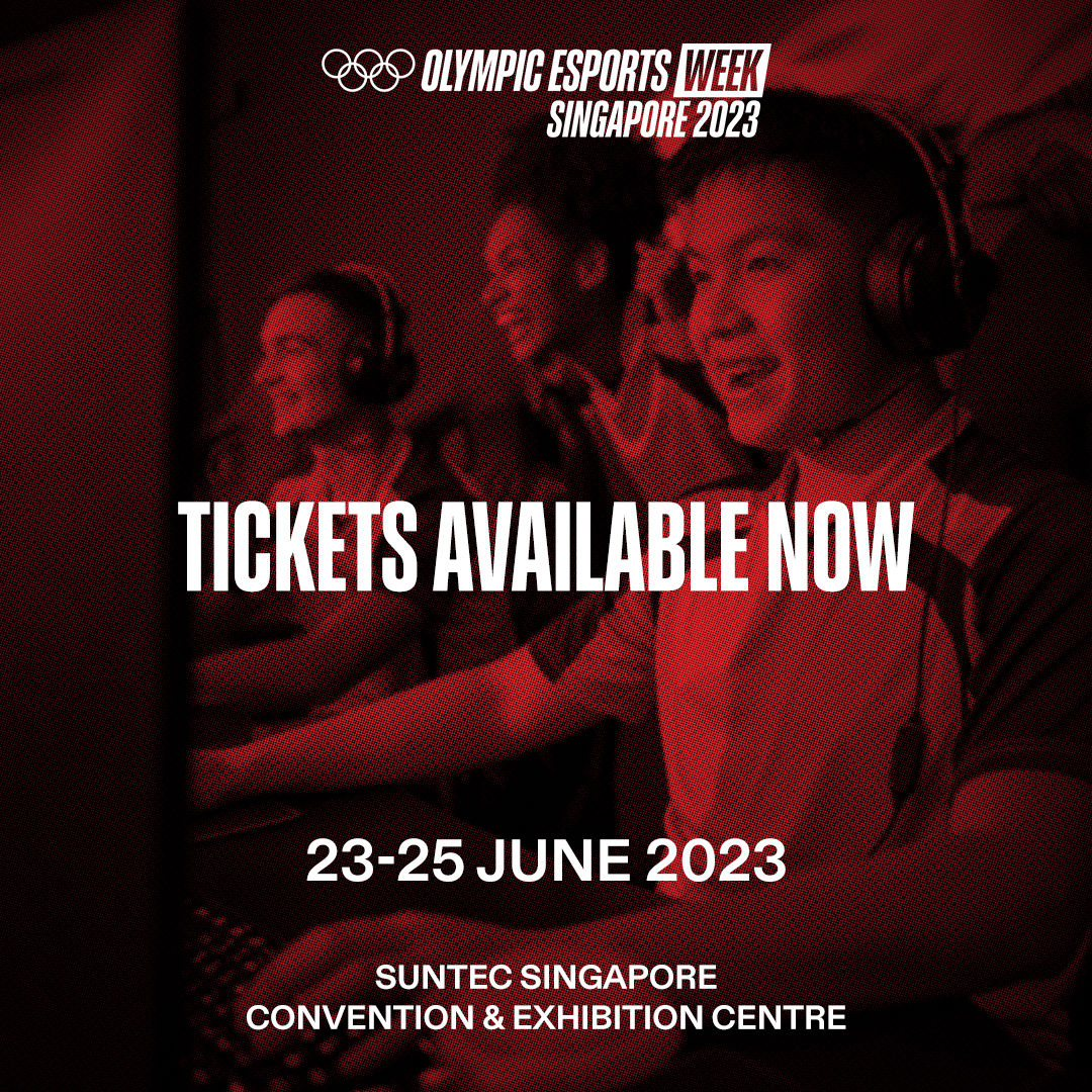 Tickets now on sale for the inaugural Olympic Esports Week 2023