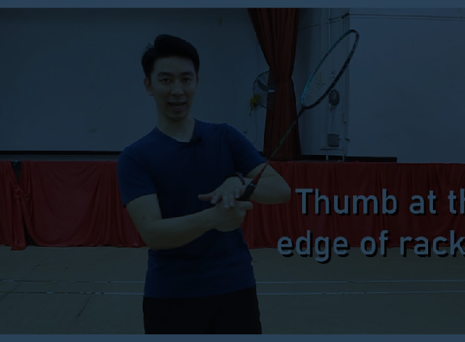 Badminton in a Minute Episode 9 - Backhand Grip