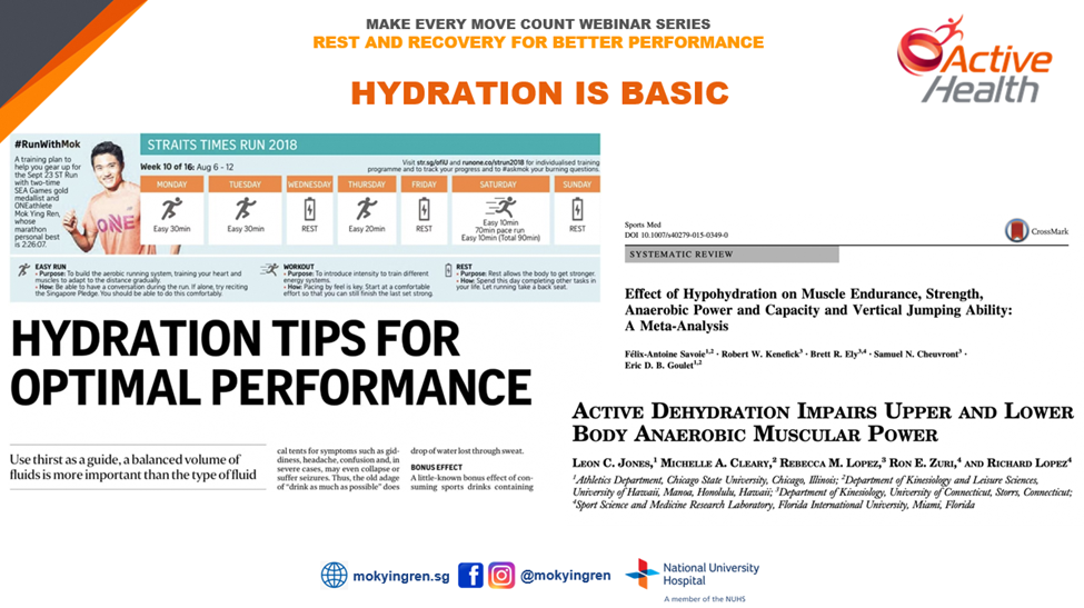 Hydration tips